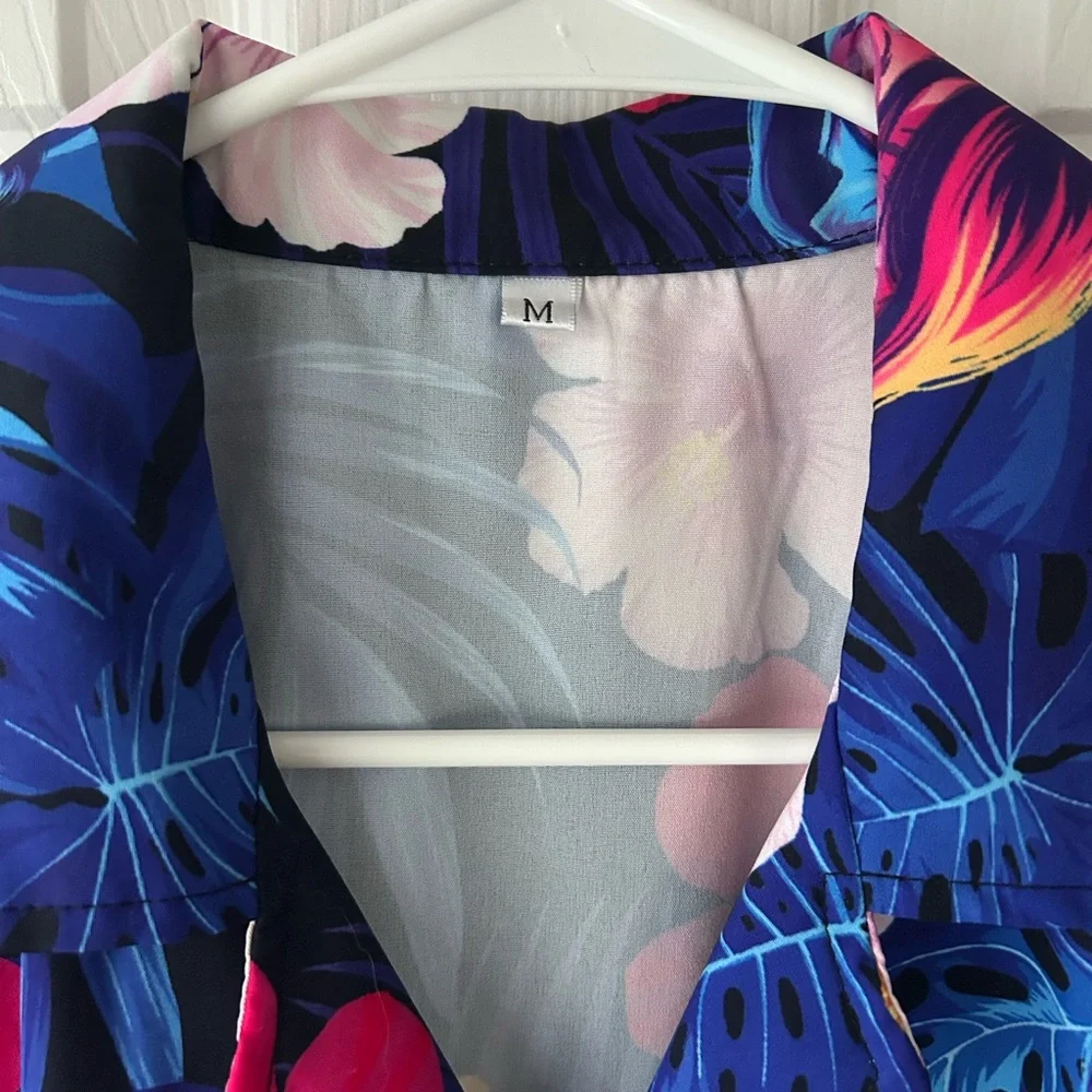 Shiprocked 2025 Cruise Skully Floral Hawaiian Shirt - Picture 4 of 6